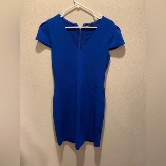Express | Dresses | Express Royal Blue Dress Size Medium | Poshmark